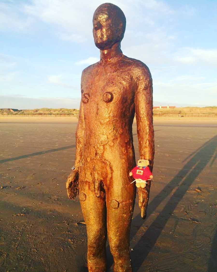 Another Place that figured is Crosby Beach